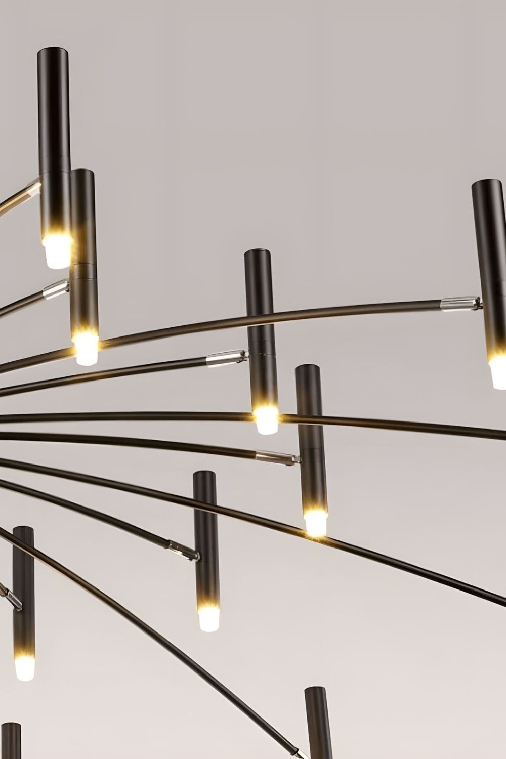 Radial Modern Chandelier - view 31 | morylighting