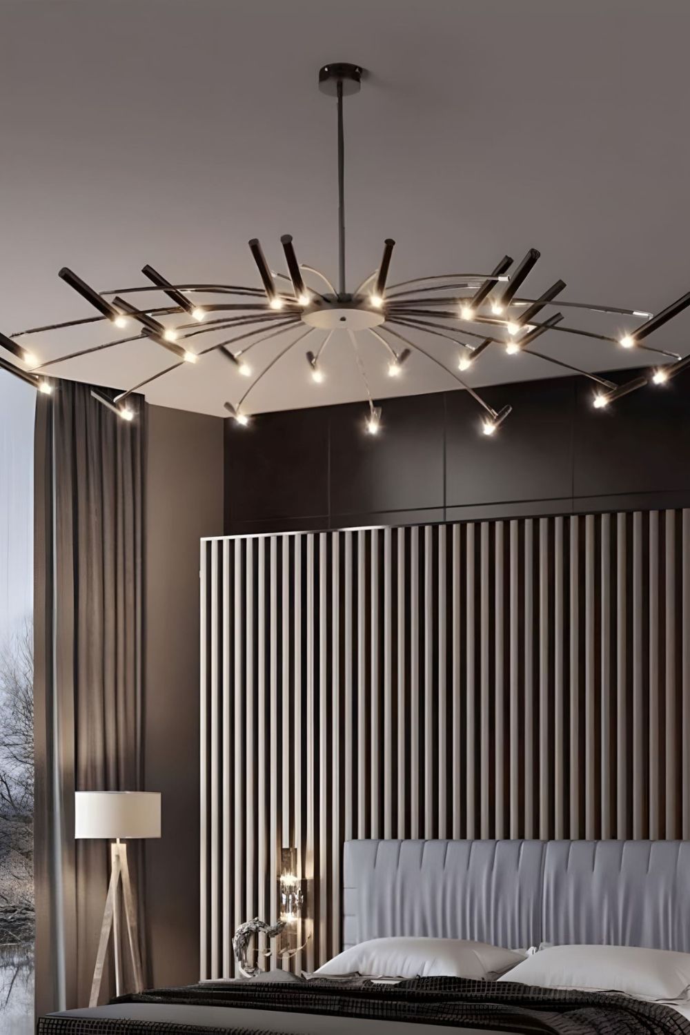 Radial Modern Chandelier - view 21 | morylighting
