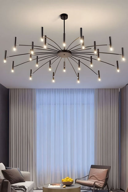 Radial Modern Chandelier - view 22 | morylighting