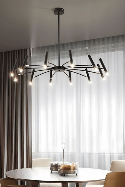 Radial Modern Chandelier - view 23 | morylighting
