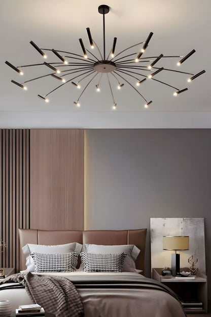 Radial Modern Chandelier - view 24 | morylighting