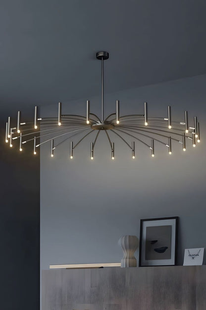 Radial Modern Chandelier - view 28 | morylighting