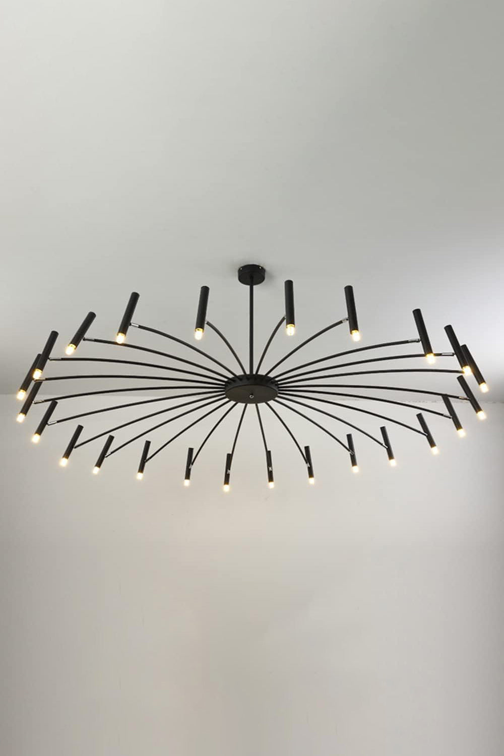 Radial Modern Chandelier - view 29 | morylighting