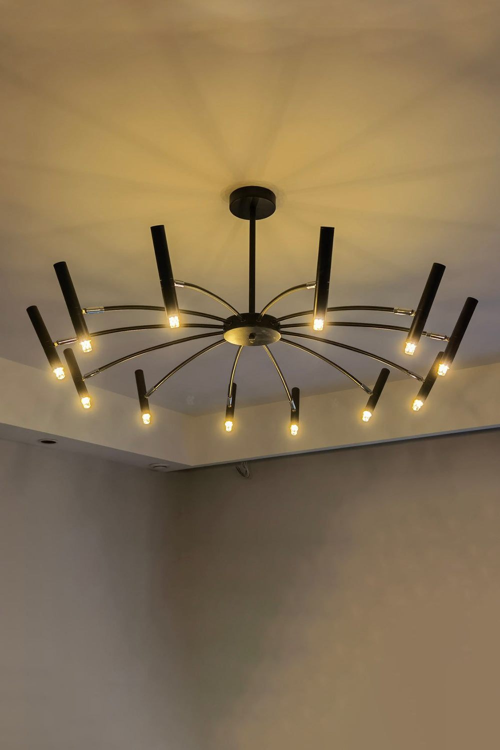 Radial Modern Chandelier - view 30 | morylighting