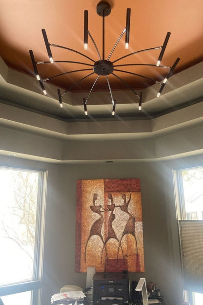 Radial Modern Chandelier - view 27 | morylighting