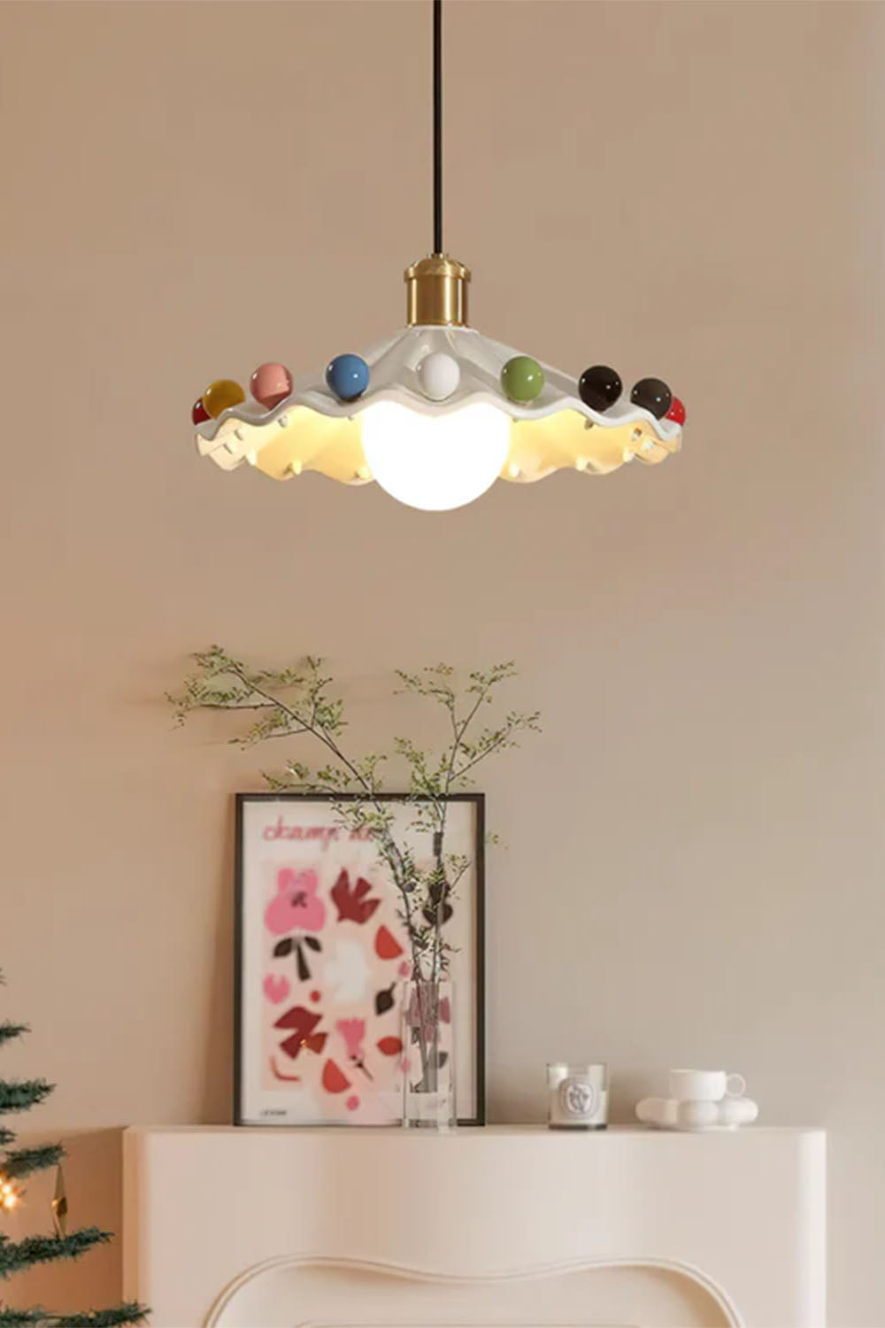 Dopamine Rainbow Wave Pendant Light - view 7 | morylighting