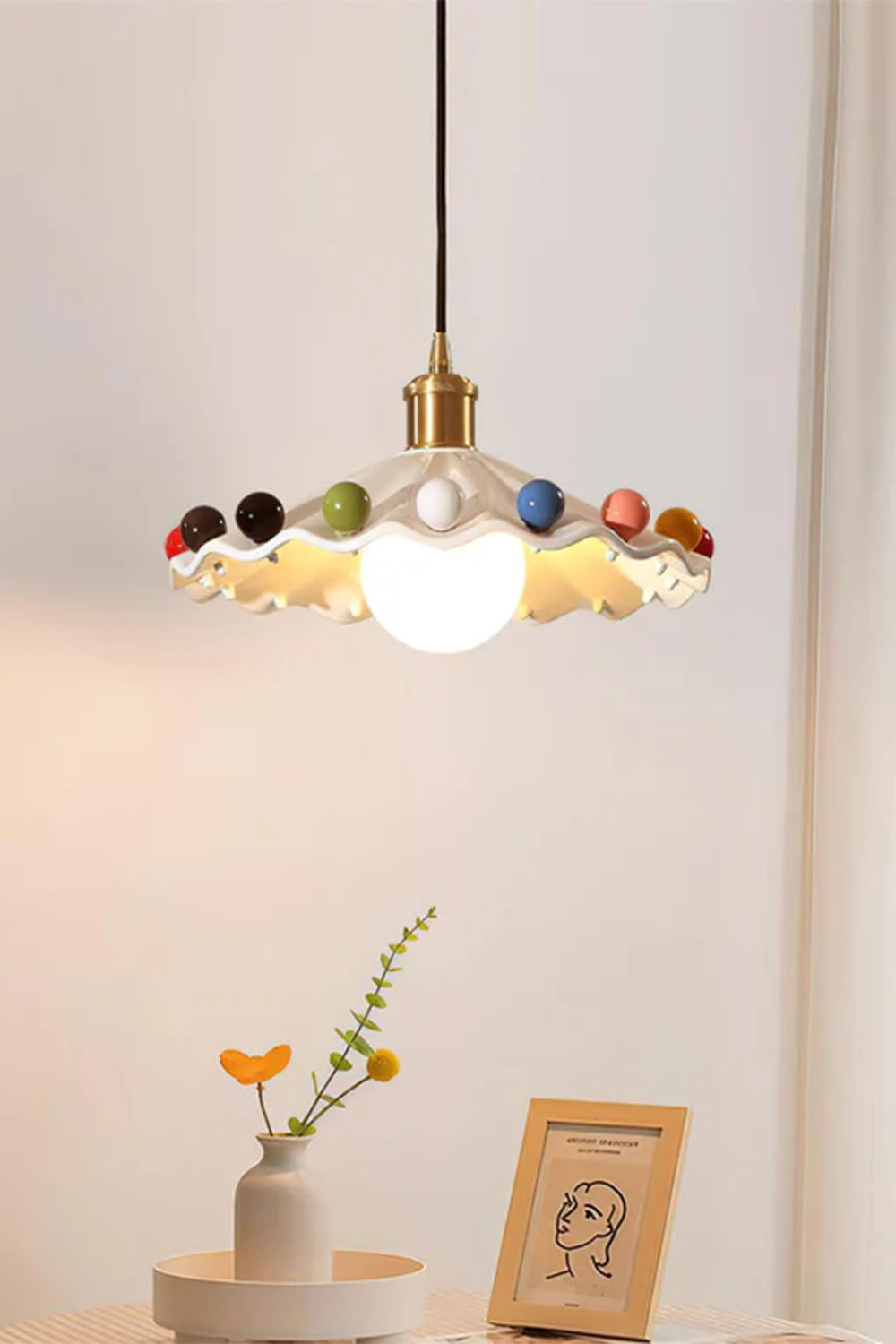 Dopamine Rainbow Wave Pendant Light - view 2 | morylighting
