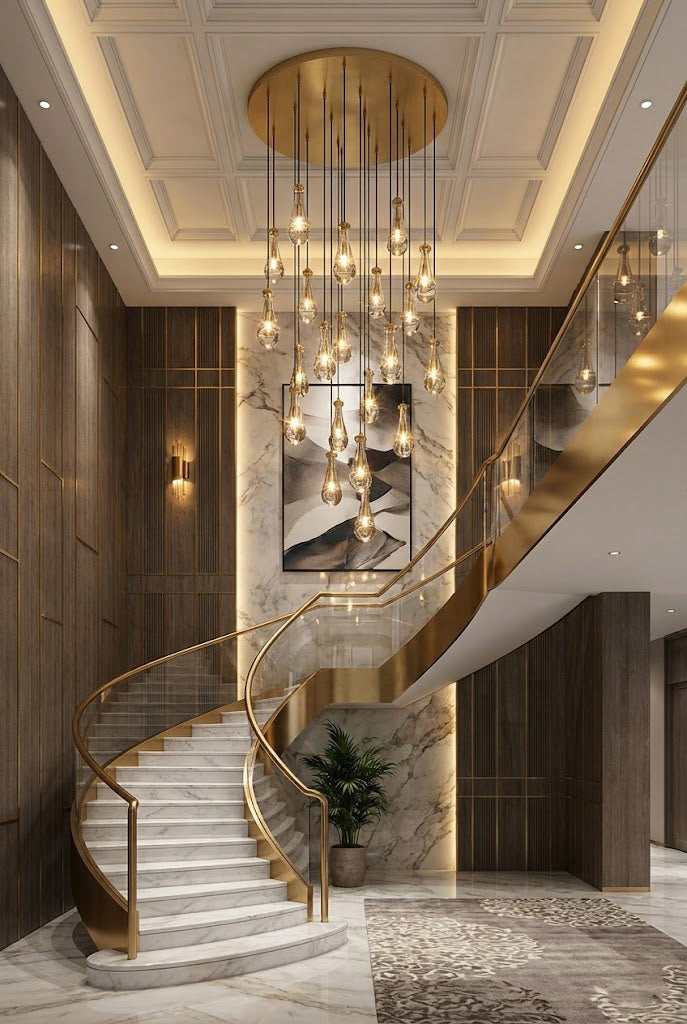 Raindrop Linear Chandelier - view 9 | morylighting