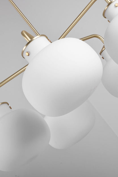 Raito Glass Globe Pendant Chandelier - view 36 | morylighting