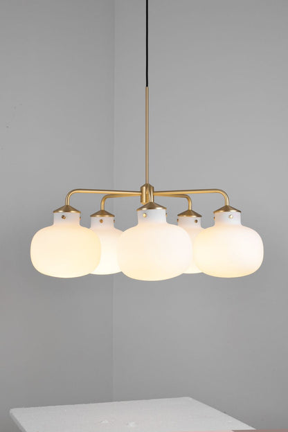 Raito Glass Globe Pendant Chandelier - view 23 | morylighting