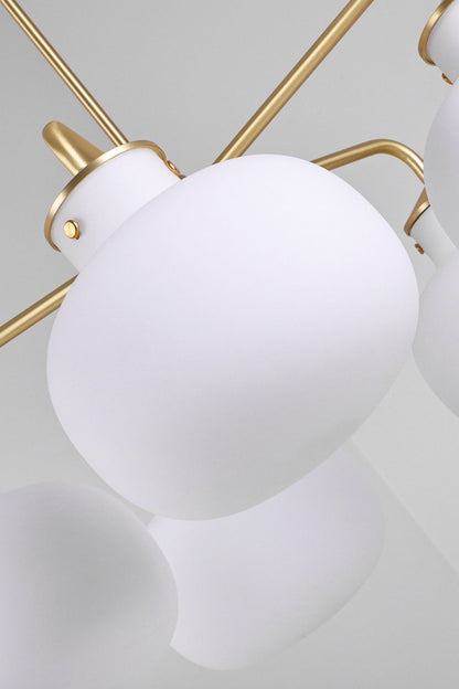 Raito Glass Globe Pendant Chandelier - view 33 | morylighting
