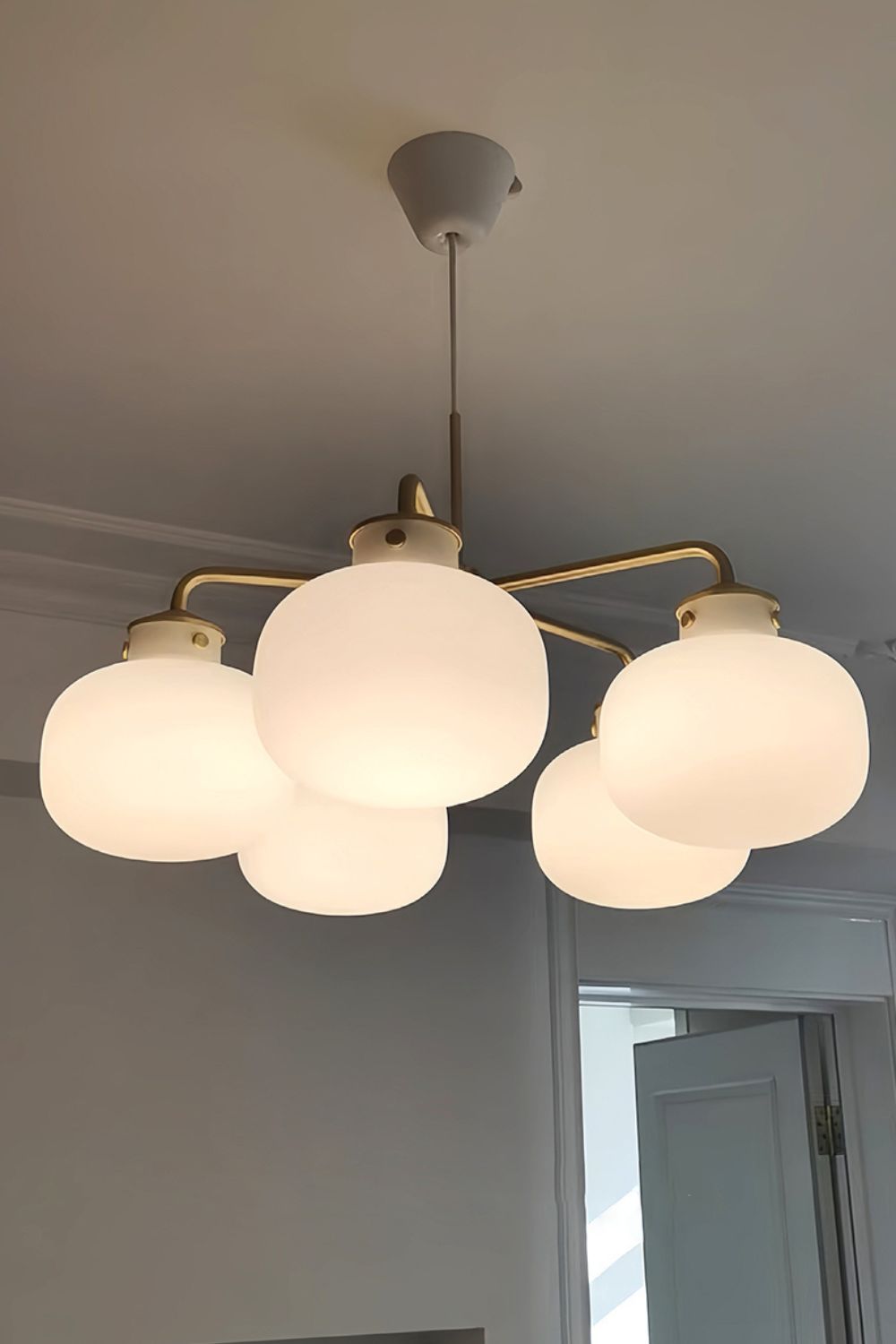 Raito Glass Globe Pendant Chandelier - view 16 | morylighting