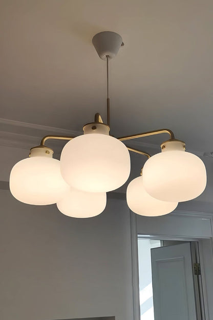 Raito Glass Globe Pendant Chandelier - view 16 | morylighting