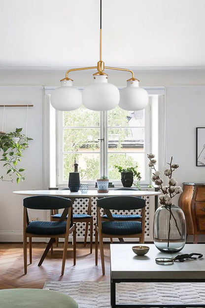 Raito Glass Globe Pendant Chandelier - view 7 | morylighting
