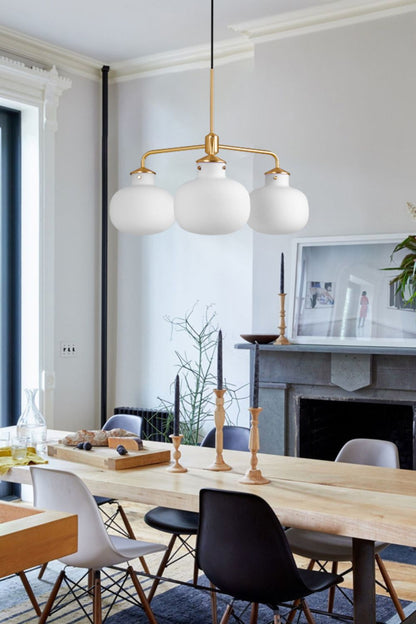 Raito Glass Globe Pendant Chandelier - view 13 | morylighting