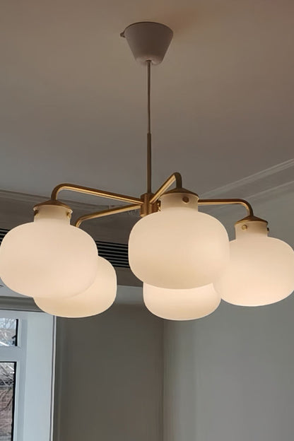 Raito Glass Globe Pendant Chandelier - view 17 | morylighting
