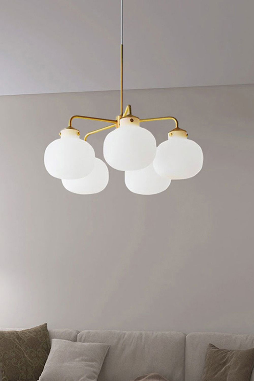 Raito Glass Globe Pendant Chandelier - view 20 | morylighting