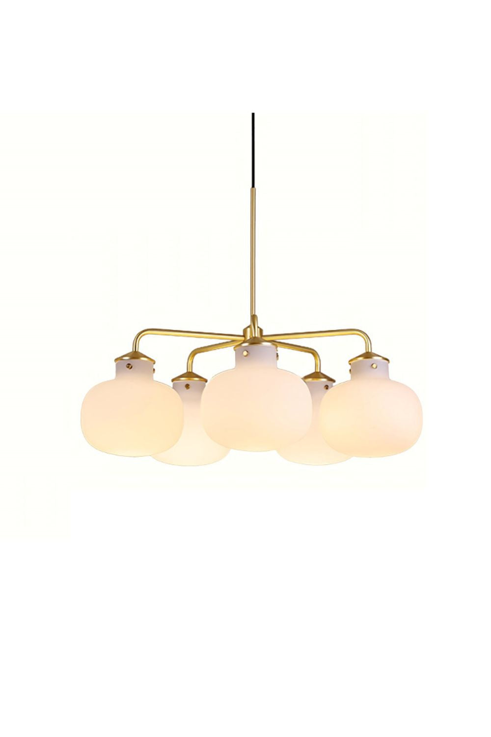Raito Glass Globe Pendant Chandelier - view 37 | morylighting