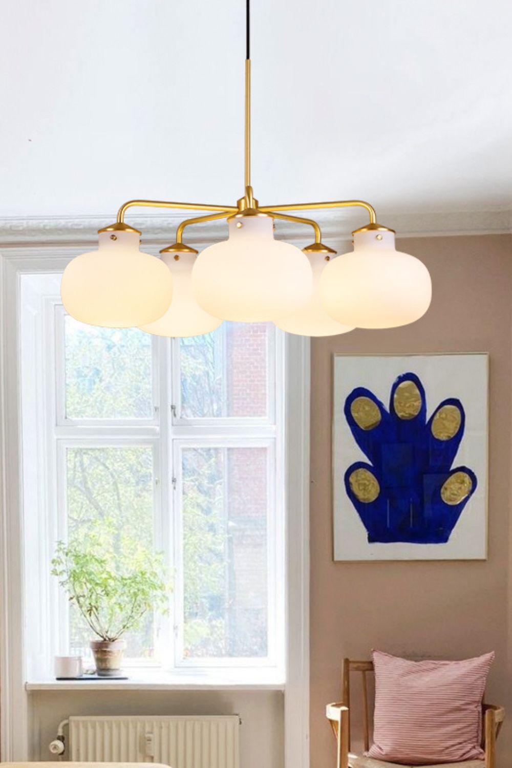 Raito Glass Globe Pendant Chandelier - view 18 | morylighting