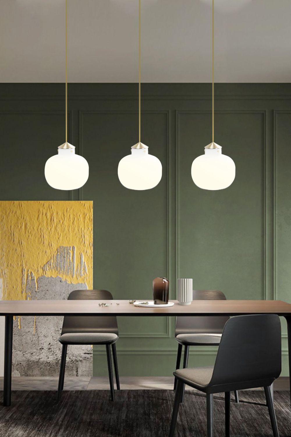 Raito Glass Globe Pendant Light - view 5 | morylighting