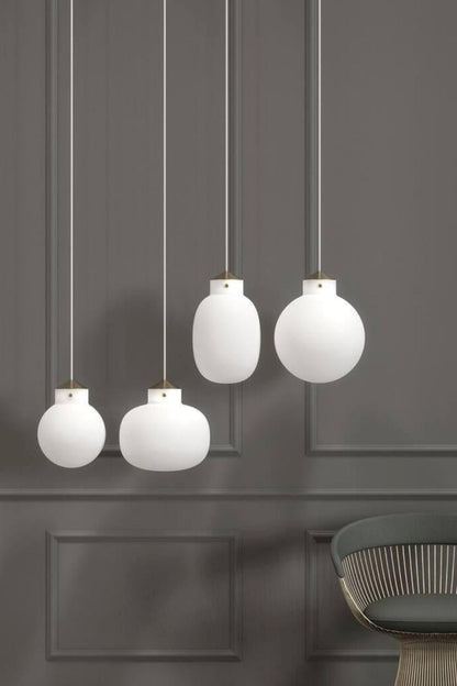 Raito Glass Globe Pendant Light - view 6 | morylighting