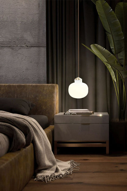 Raito Glass Globe Pendant Light - view 3 | morylighting