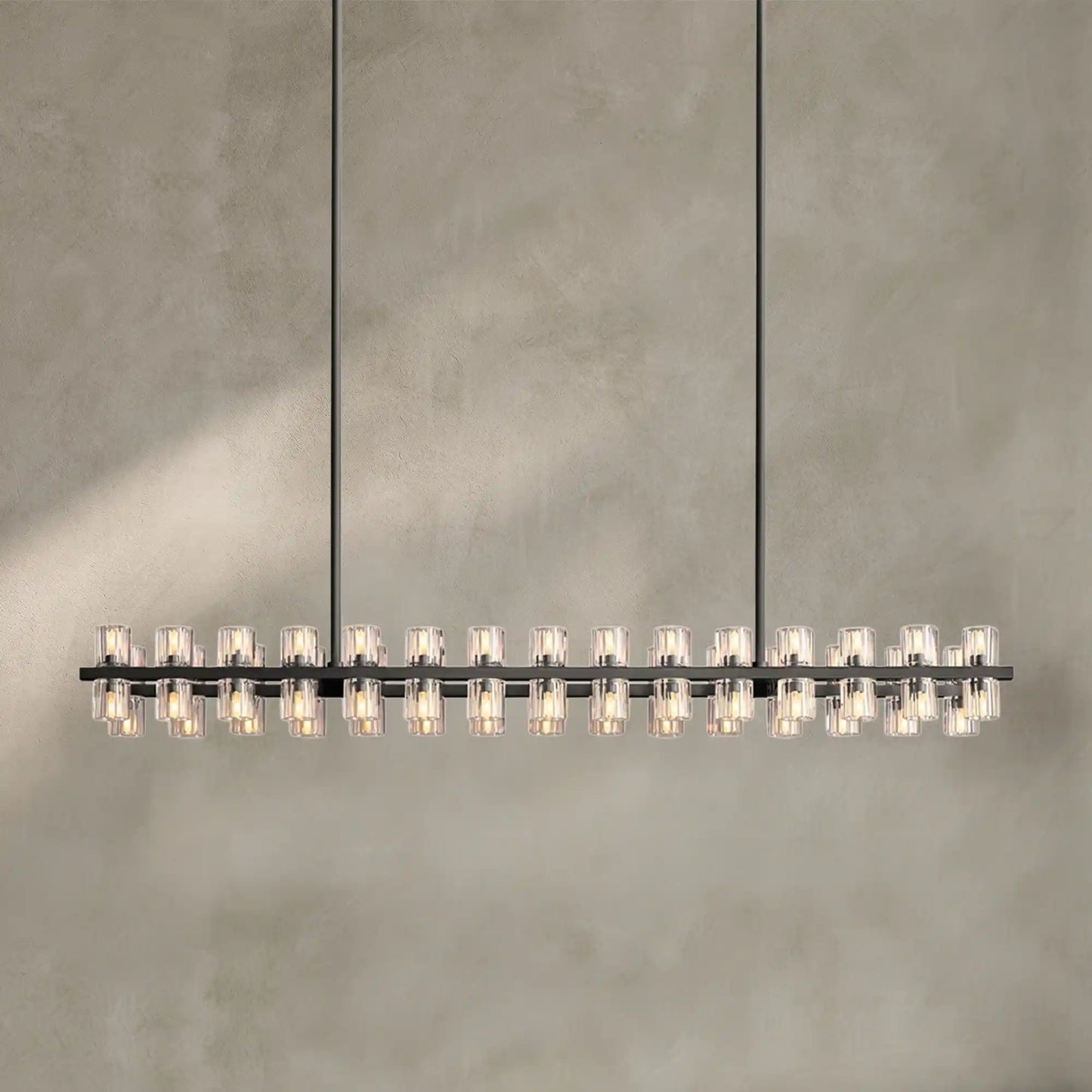 Reger Crystal Rectangular Chandelier 54'' 72"