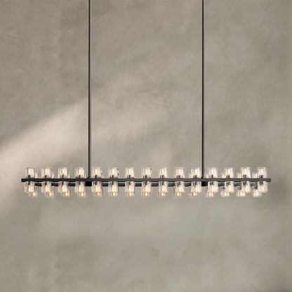 Reger Crystal Rectangular Chandelier 54'' 72"