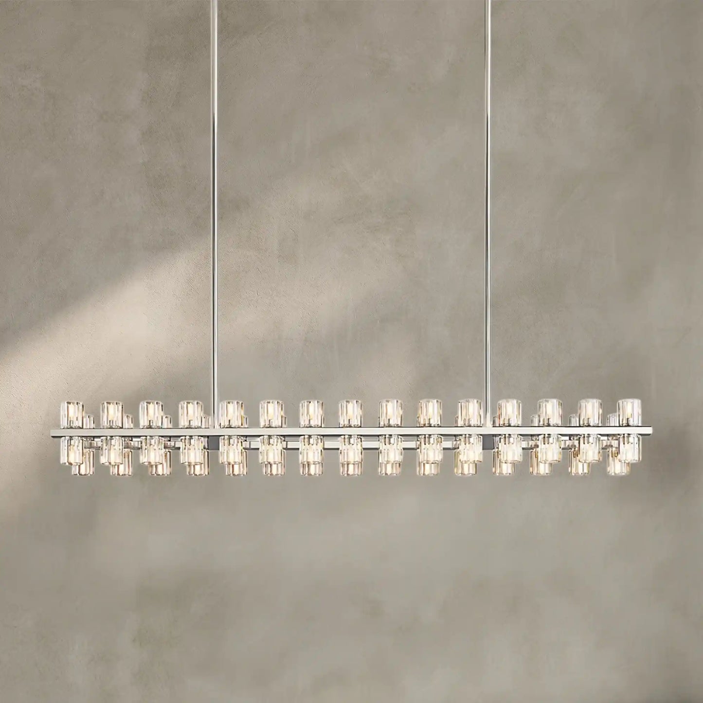 Reger Crystal Rectangular Chandelier 54'' 72"