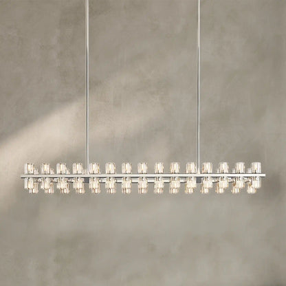 Reger Crystal Rectangular Chandelier 54'' 72"