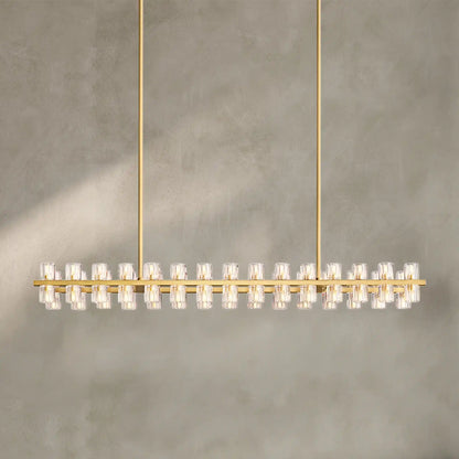 Reger Crystal Rectangular Chandelier 54'' 72"