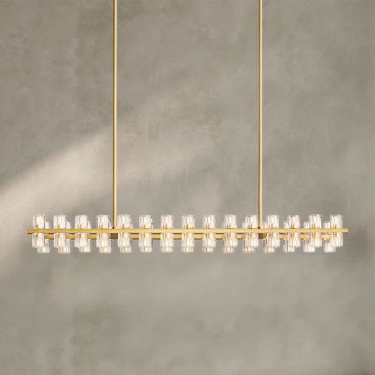 Reger Crystal Rectangular Chandelier 54'' 72"