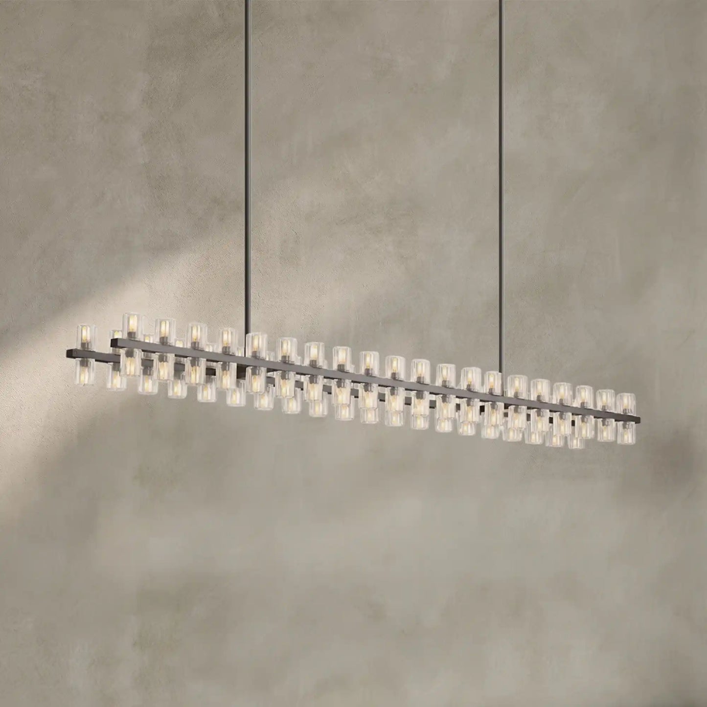 Reger Crystal Rectangular Chandelier 54'' 72"