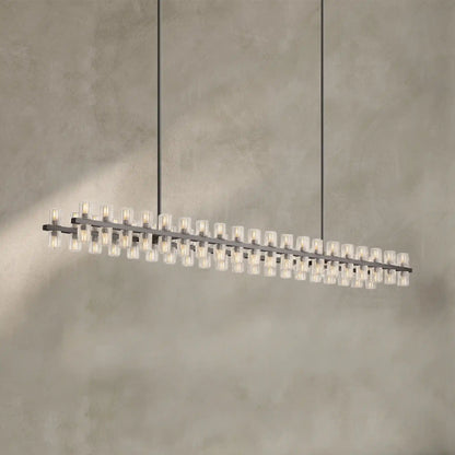 Reger Crystal Rectangular Chandelier 54'' 72"