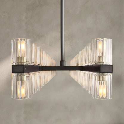 Reger Crystal Rectangular Chandelier 54'' 72"