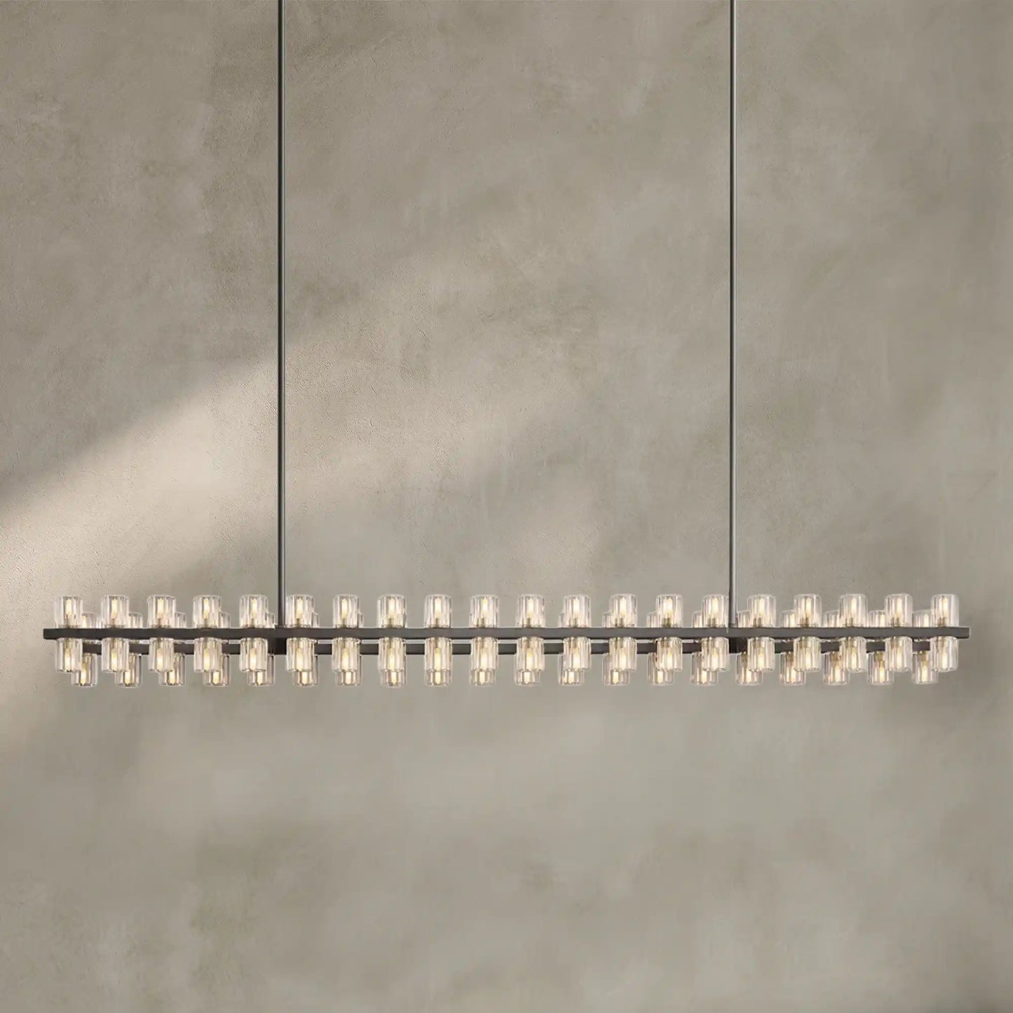 Reger Crystal Rectangular Chandelier 54'' 72"