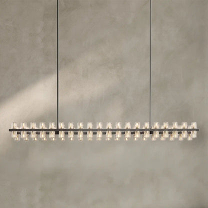 Reger Crystal Rectangular Chandelier 54'' 72"