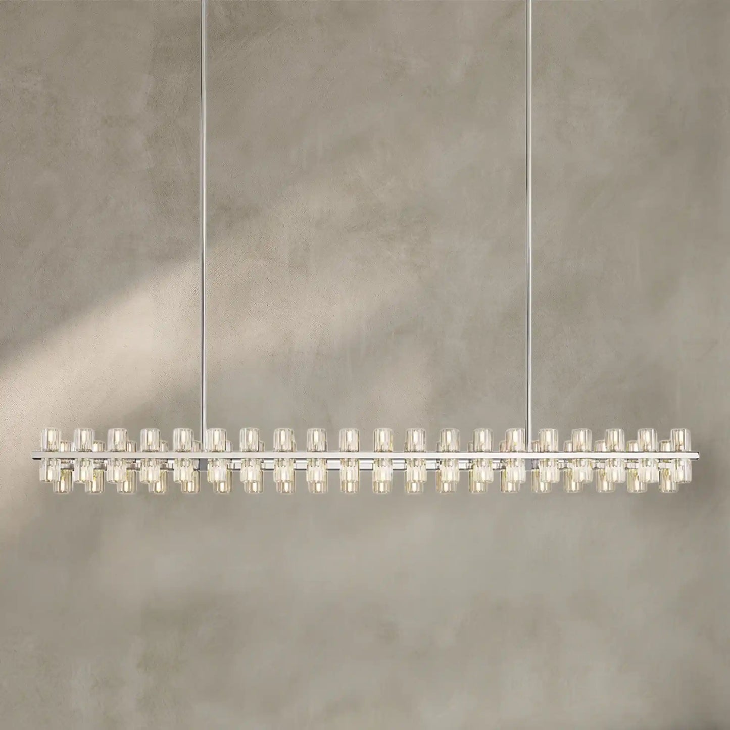 Reger Crystal Rectangular Chandelier 54'' 72"