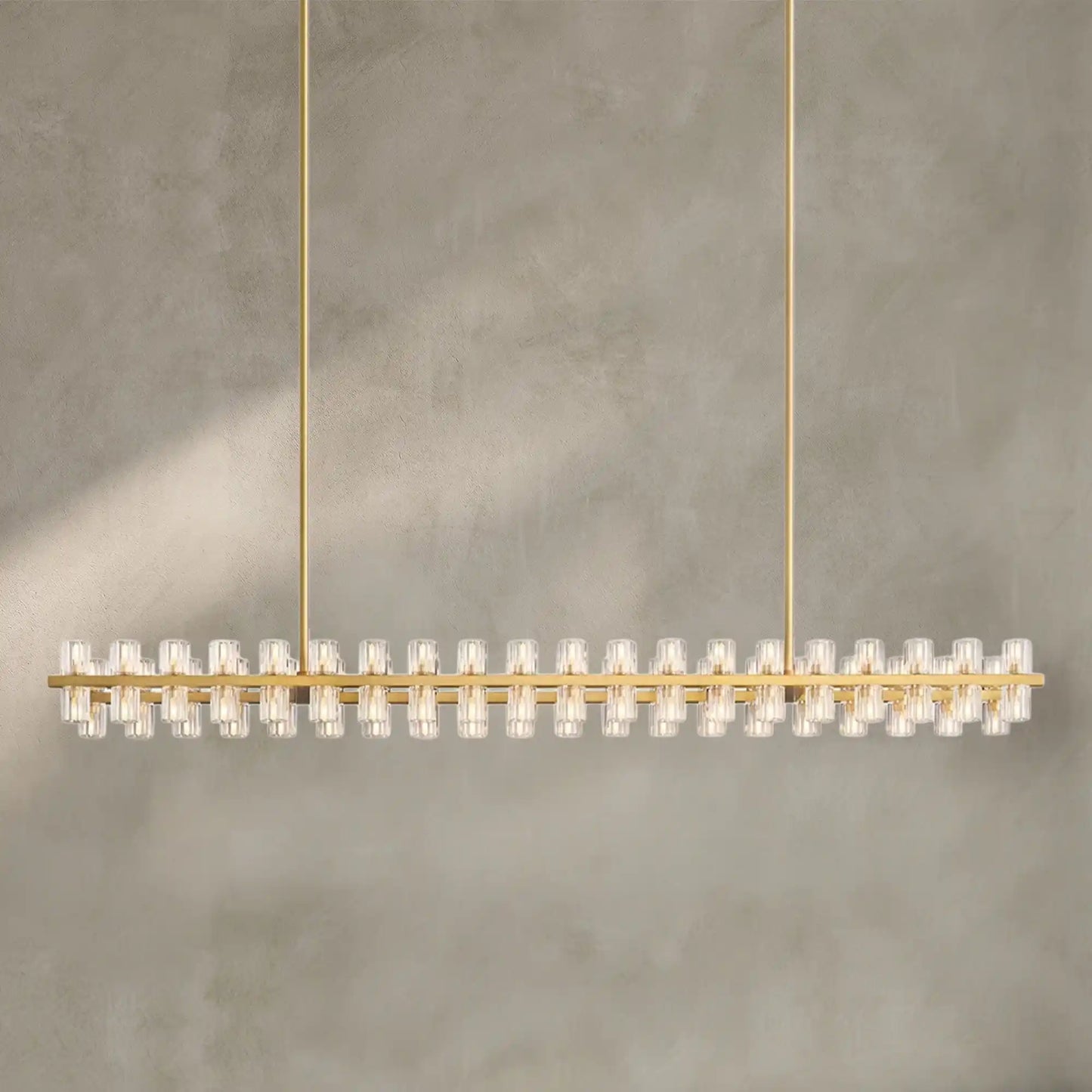 Reger Crystal Rectangular Chandelier 54'' 72"