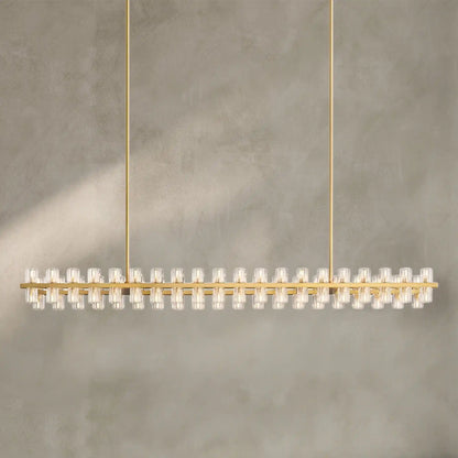 Reger Crystal Rectangular Chandelier 54'' 72"