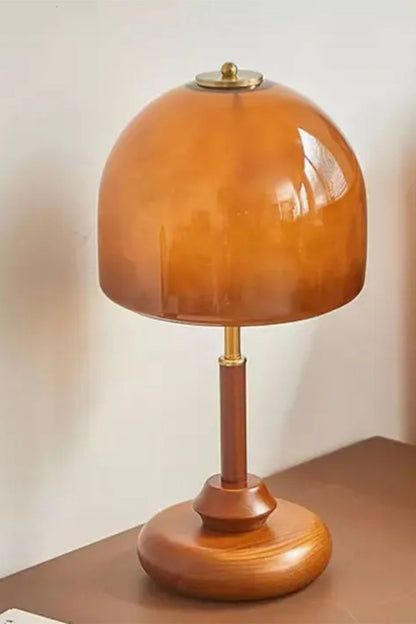 Vintage Glass Mushroom Table Lamp - view 7 | morylighting