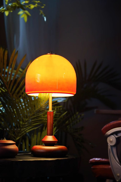 Vintage Glass Mushroom Table Lamp - view 5 | morylighting