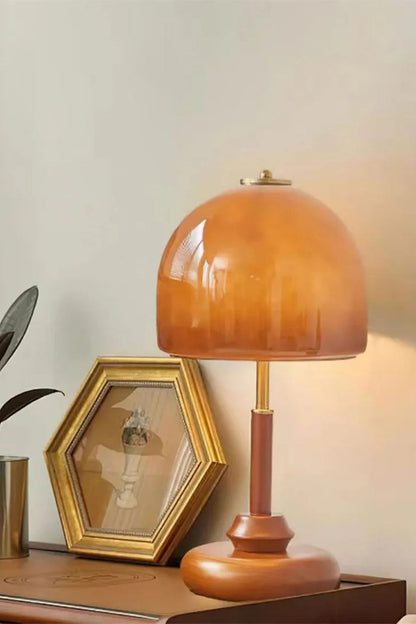 Vintage Glass Mushroom Table Lamp - view 12 | morylighting
