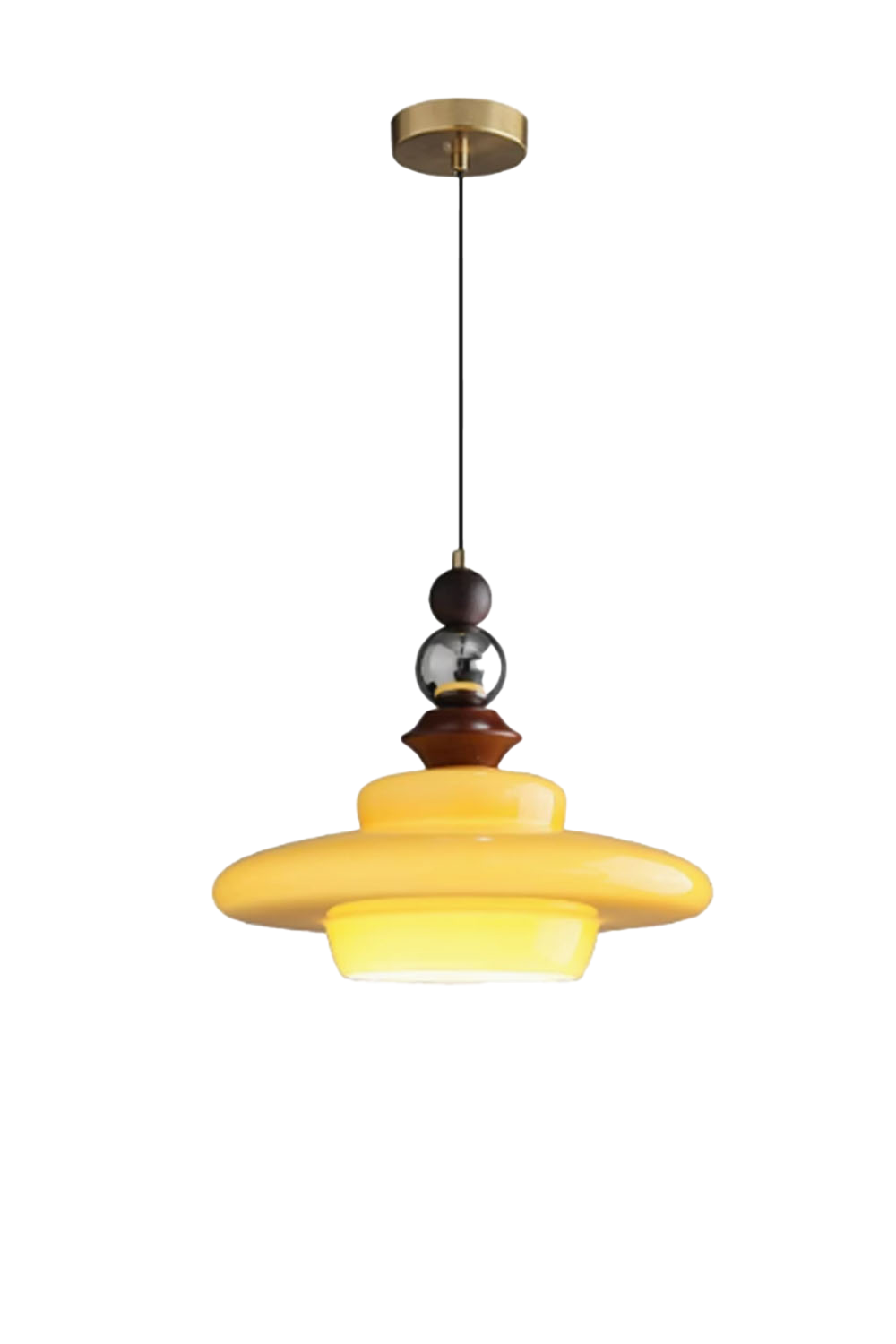 Retro UFO Glass Pendant Lamp | morylighting