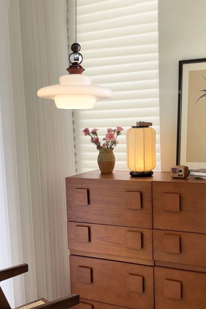 Retro UFO Glass Pendant Lamp - view 15 | morylighting