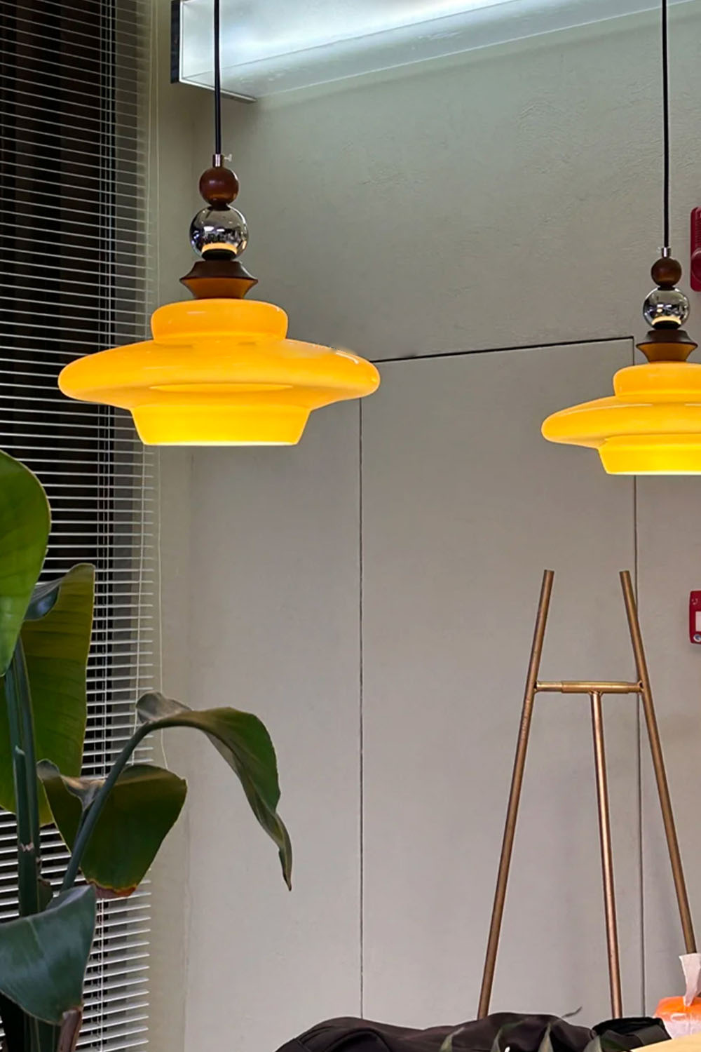 Retro UFO Glass Pendant Lamp - view 21 | morylighting