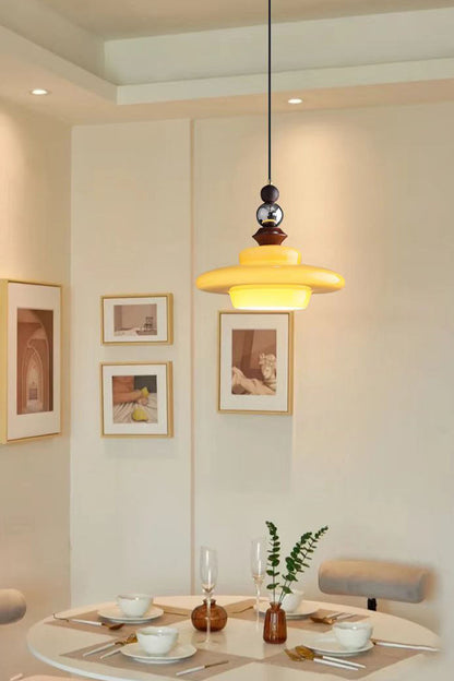 Retro UFO Glass Pendant Lamp - view 22 | morylighting