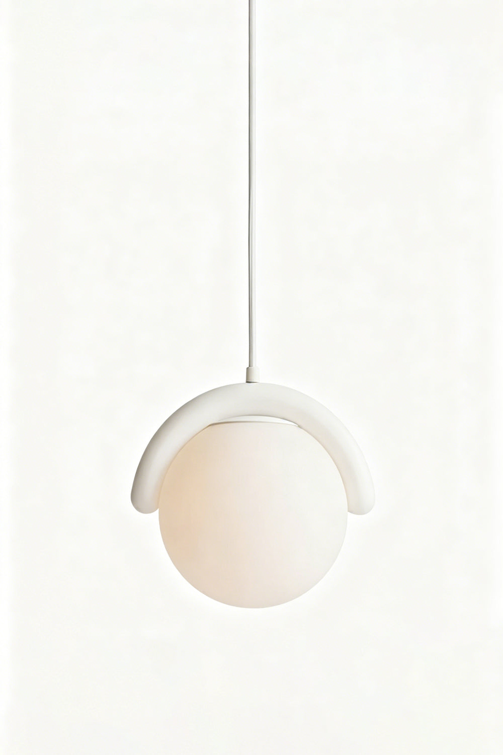Rhythmic Flow Glass Pendant Lamp| Metal, Glass | Vibrant color version isolated on white | vexa lamps
