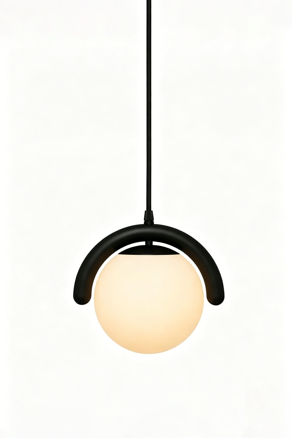 Rhythmic Flow Glass Pendant Lamp| Metal, Glass | Vibrant color version isolated on white | vexa lamps