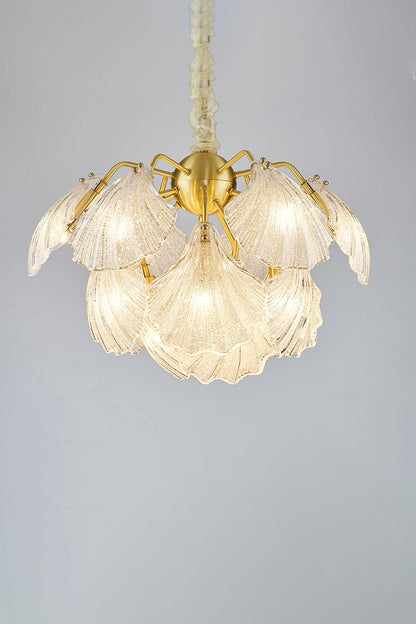 Ribbed Shell Chandelier - morylighting